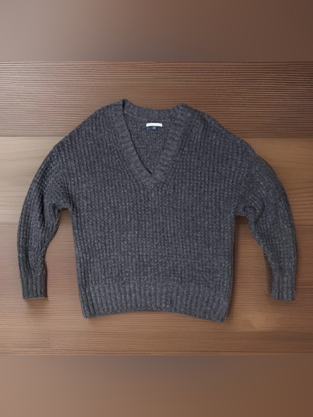 American Eagle Outfitters Kelly Grey Oversized Knit Sweater size XS